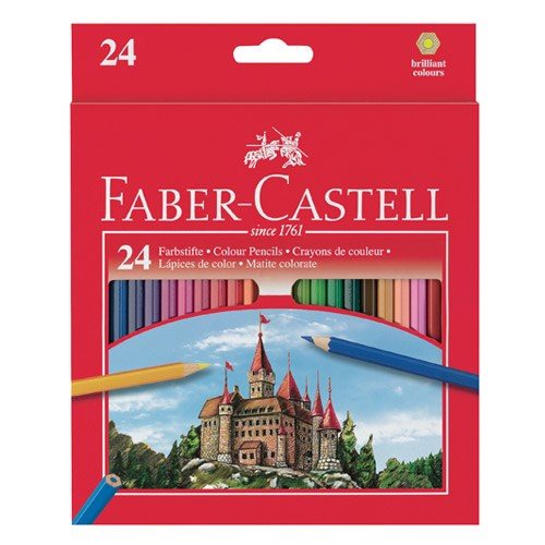 Ξυλομπογιές Faber Castell 24τμχ. 120124