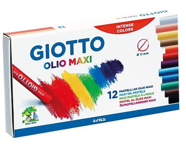 Λαδοπαστέλ Giotto Maxi Olio 12τμχ