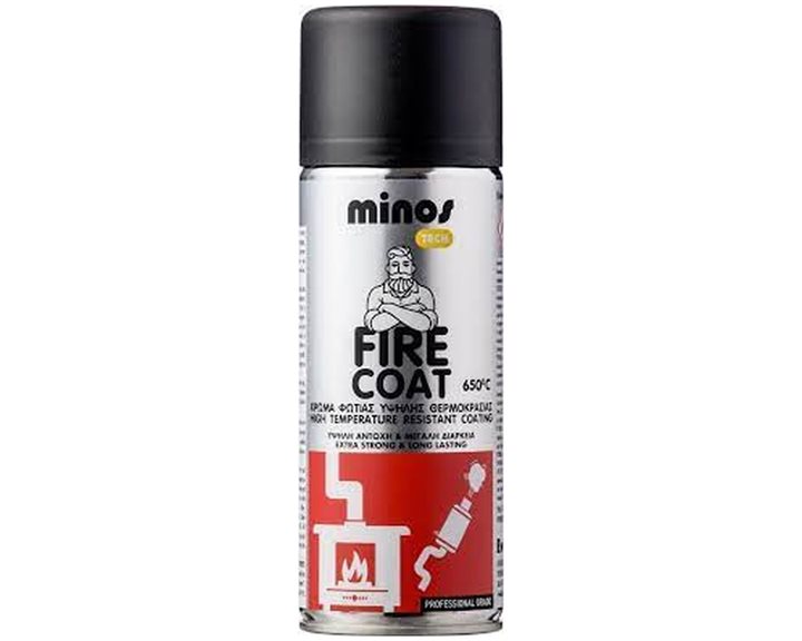 Minos Fire Coat Fire Spray Μαύρο 400ml