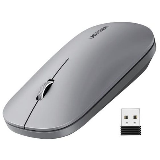 Mouse Wireless UGREEN MU001 Light Gray 90373