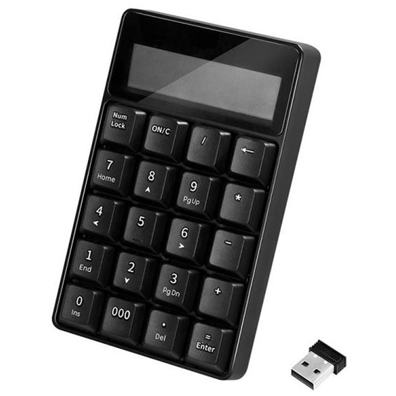 keypad Wireless 2.4 GHz with calculator ID0199