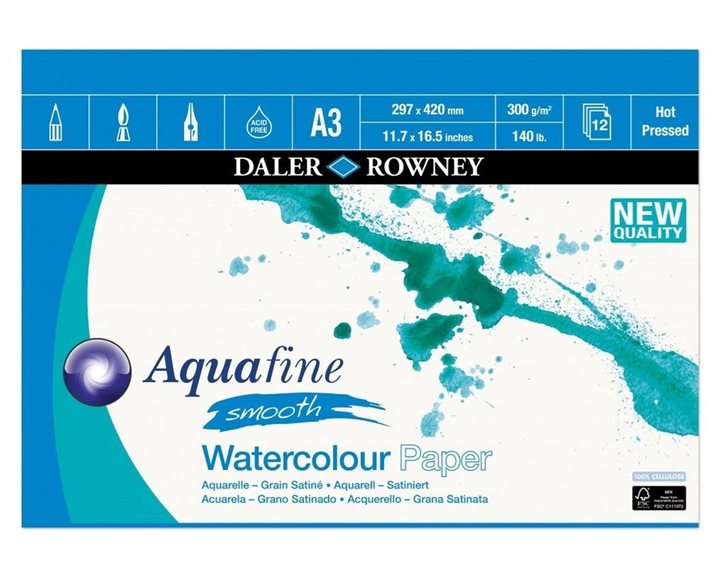 Aquafine Pad 300g Smooth A3