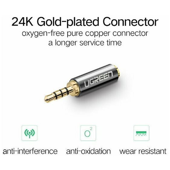 Audio Converter 2.5mm/3.5mm M/F UGREEN 20501