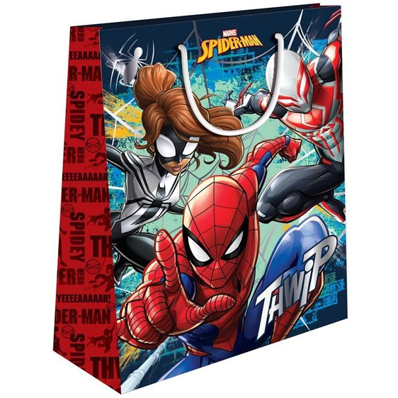 Τσάντα Δώρου Χάρτινη με Foil 33x12x45 Spiderman