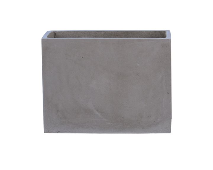 FLOWER POT-2 Cement Grey 70x40x50cm Ε6301,C