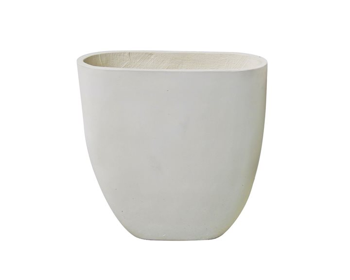 Flower Pot-14 Απόχρωση Milk White Ε6313,Α