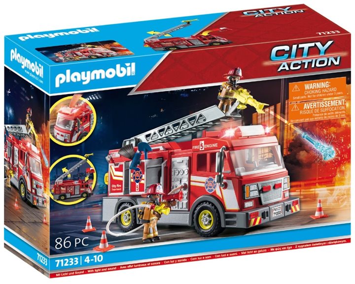 Playmobil City Action Όχημα Πυροσβεστικής