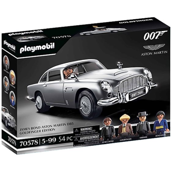 Playmobil James Bond Aston Min Db5 - Goldfinger Edition, For James Bond Fans