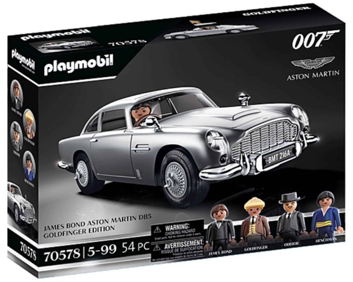 Playmobil James Bond Aston Min Db5 - Goldfinger Edition, For James Bond Fans