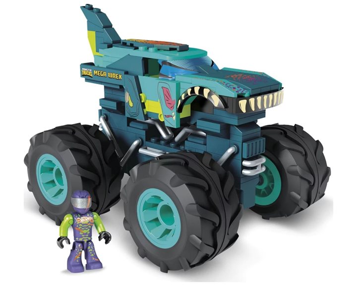 Mega Hot Wheels Monster Trucks Οχήματα Mega Wrex (187 Τμχ)