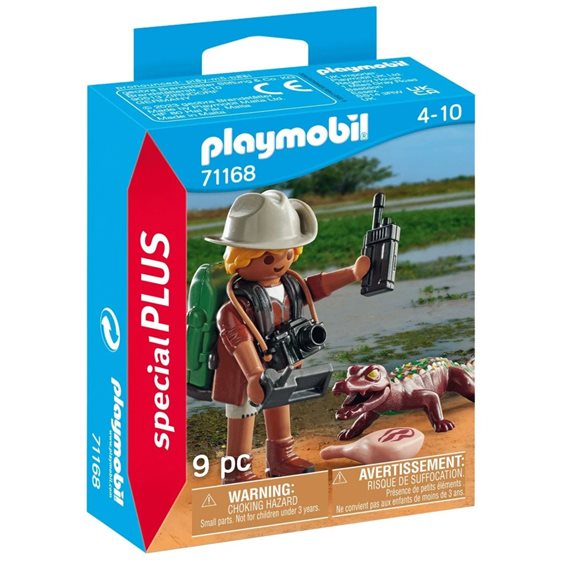 Playmobil Special Plus Εξερευνητής Με Αλιγάτορα