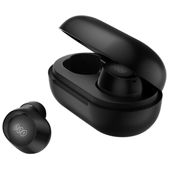 QCY Arcbuds Lite T27 Black, Bluetooth 5.3 ENC IPX4 Sweatproof 8h - 32h Battery, 68ms Latency