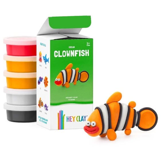 Κατασκευές Με Πηλό Hey Clay Clownfish 3+