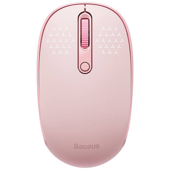 Baseus Wireless mouse F01B Tri-mode  2.4G BT5.0 1600 DPI (pink) (B01055503413-00) (BASB01055503413-00)
