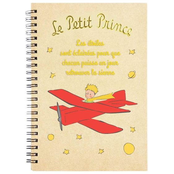 Enesco Σημειωματάριο Σπιράλ 12.5x17.5 Le Petit Prince Avion