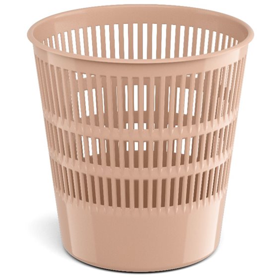 Latticed wastebasket ErichKrause® Powder, 12l, pink
