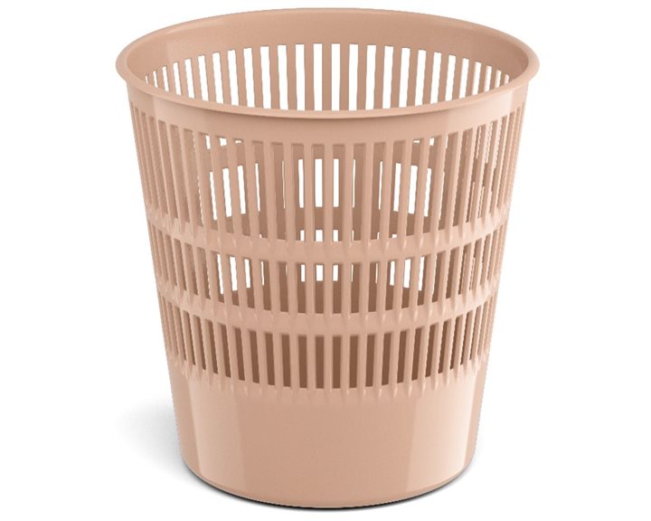 Latticed wastebasket ErichKrause® Powder, 12l, pink
