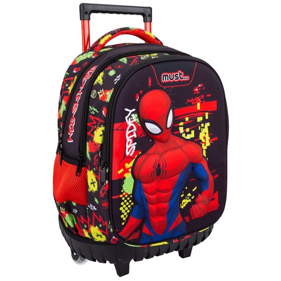 Τσάντα Τρόλλευ Must 34x20x44cm 3 Θήκες Spiderman 508336