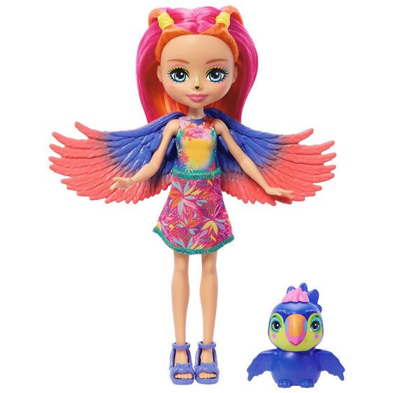 Mattel Enchantimals Sunshine Beach Trippi Toucan and Canopy Doll FNH22 / HRX83