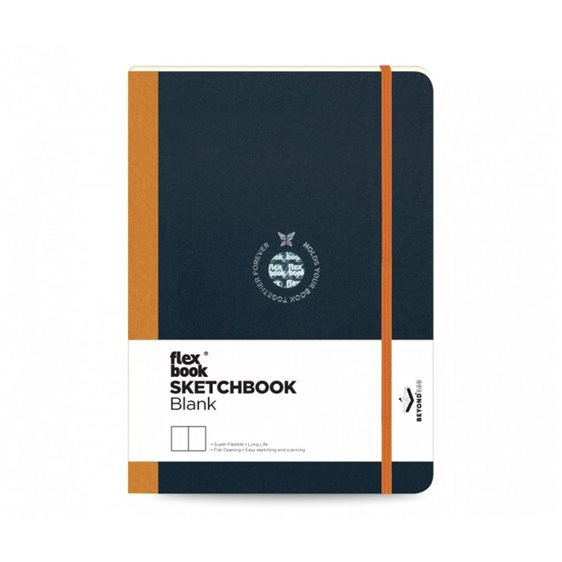 Σημειωματάριο Flex Global Sketchbook 15,5Χ21,5 Λινόδετο λάστιχο 2100113