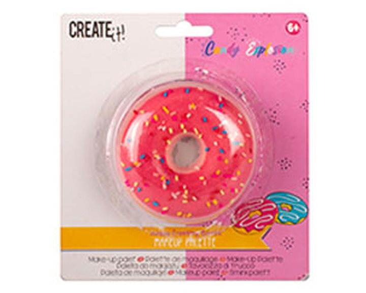 Creatit! Candy Explosion Donut Make Up Palette Pink Purple