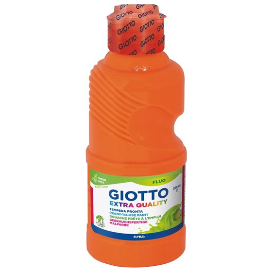 Τέμπερα Giotto 250 ml Πορτοκαλί Φωσφοριζέ