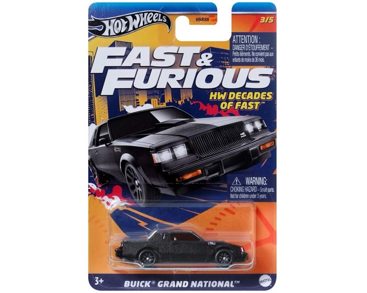 Mattel Hot Wheels Fast and Furious Buick Grand National HNR88 / HRW43