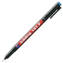 Μαρκαδόρος Edding 141F Διαφανειών Ανεξίτηλος 0.6mm Μπλέ  Μαρκαδόροι