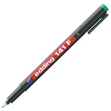 Μαρκαδόρος Edding 141F Διαφανειών Ανεξίτηλος 0.6mm Πράσινος  Μαρκαδόροι