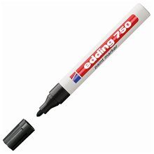 Μαρκαδόρος Edding 750 Ανεξίτηλος 2-4mm Στρογγυλή Μύτη Μαύρος  Μαρκαδόροι