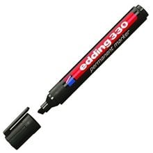 Μαρκαδόρος Edding 330 Ανεξίτηλος 1.5-3mm Μαύρος Τετράγωνη Μύτη  Μαρκαδόροι