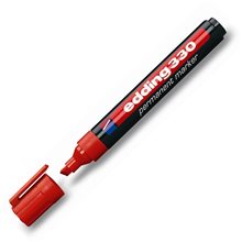 Μαρκαδόρος Edding 330 Ανεξίτηλος 1.5-3mm Τετράγωνη Μύτη Κόκκινος  Μαρκαδόροι