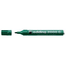 Μαρκαδόρος Edding 2000C Ανεξίτηλος Στρογγυλή Μύτη 1.5-3mm Πράσινος  Μαρκαδόροι