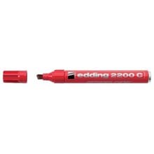 Μαρκαδόρος Edding 2200C Ανεξίτηλος Τετραγωνη  Μύτη 1.5-3mm Κόκκινος  Μαρκαδόροι