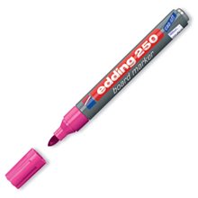 Μαρκαδόρος Edding 250 Ασπροπίνακα 1.5-3mm Επαναγεμιζόμενος Ρόζ  Μαρκαδόροι