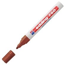 Μαρκαδόρος Edding 750 Ανεξίτηλος 2-4mm Στρογγυλή Μύτη Καφέ  Μαρκαδόροι
