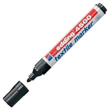 Μαρκαδόρος Edding 4500 Ανεξίτηλος για Υφασμα T-Shirt 2.0-3.0mm Μαύρος  Μαρκαδόροι