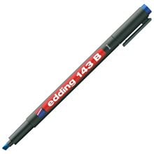 Μαρκαδόρος Edding 143Β Διαφανειών Ανεξίτηλος 1-3mm Μπλέ  Μαρκαδόροι