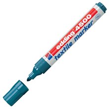 Μαρκαδόρος Edding 4500 Ανεξίτηλος για Υφασμα T-Shirt 2.0-3.0mm Γαλάζιο  Μαρκαδόροι