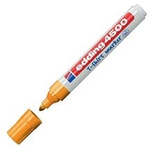 Μαρκαδόρος Edding 4500 Ανεξίτηλος για Υφασμα T-Shirt 2.0-3.0mm Πορτοκαλί  Μαρκαδόροι