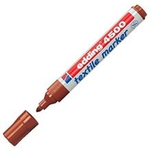 Μαρκαδόρος Edding 4500 Ανεξίτηλος για Υφασμα T-Shirt 2.0-3.0mm Καφέ  Μαρκαδόροι