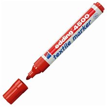 Μαρκαδόρος Edding 4500 Ανεξίτηλος για Υφασμα T-Shirt 2.0-3.0mm Κόκκινο  Μαρκαδόροι