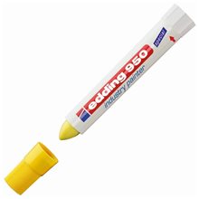 Μαρκαδόρος Edding 950 10mm Βιομηχανικής Χρήσης Στρογγυλή Μύτη Κίτρινος  Μαρκαδόροι