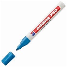 Μαρκαδόρος Edding 750 Ανεξίτηλος 2-4mm Στρογγυλή Μύτη Σιέλ  Μαρκαδόροι