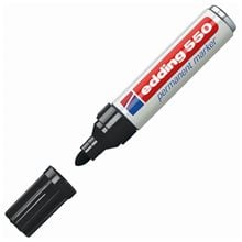 Μαρκαδόρος Edding 550 Ανεξίτηλος 3-4mm Στρογγυλή Μύτη Μαύρος  Μαρκαδόροι