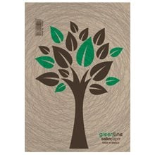 ΜΠΛΟΚ Α4 SALKO GREENLINE ΡΙΓΕ 50Φ.6002  Σημειωματάρια