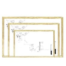 Ασπροπίνακας Morexpor 40x60cm Ξύλινη Κορνίζα  Πίνακες Μαρκαδόρου