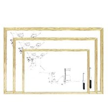 Ασπροπίνακας Morexpor 30x40cm Ξύλινη Κορνίζα  Πίνακες Μαρκαδόρου