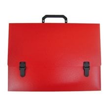 Χαρτοφύλακας PP 30x40x5cm Κόκκινος  ΕΚΤΟΣ