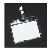 Κονκάρδα Συνεδρίου PVC Με Κλιπ Κρεμαστή 9.5x78mm  Σήμανση - Επιγραφές